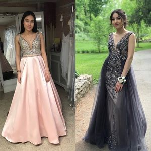 Two prom dresses